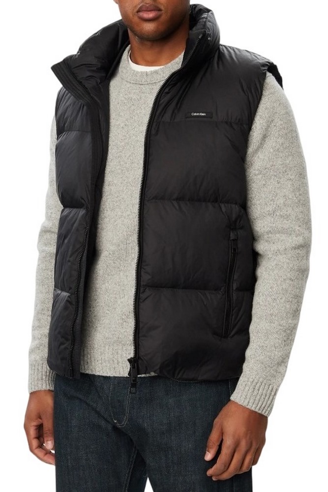 CALVIN KLEIN MDWT NYLON DOWN PUFFER VEST ΜΠΟΥΦΑΝ ΑΜΑΝΙΚΟ ΑΝΔΡΙΚΟ BLACK
