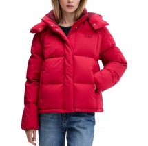 TOMMY JEANS ALASKA GRID DOWN JACKET EXT ΜΠΟΥΦΑΝ ΓΥΝΑΙΚΕΙΟ RED