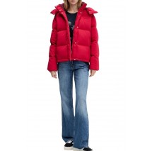 TOMMY JEANS ALASKA GRID DOWN JACKET EXT ΜΠΟΥΦΑΝ ΓΥΝΑΙΚΕΙΟ RED