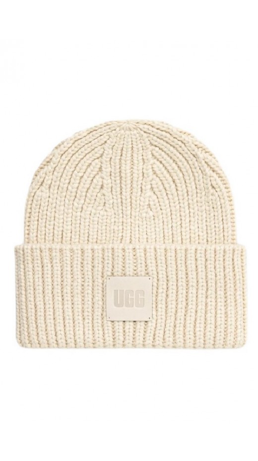UGG CHUNKY RIB BEANIE  20061 ΣΚΟΥΦΟΣ ΓΥΝΑΙΚΕΙΟΣ ECRU