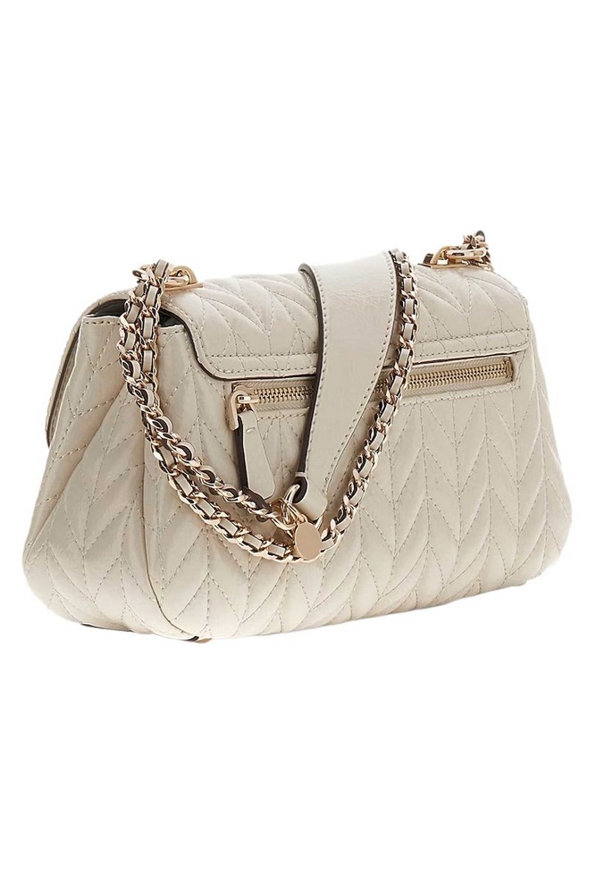 GUESS CHERYL CONVERTIBLE XBODY FLAP ΤΣΑΝΤΑ ΓΥΝΑΙΚΕΙΑ STONE