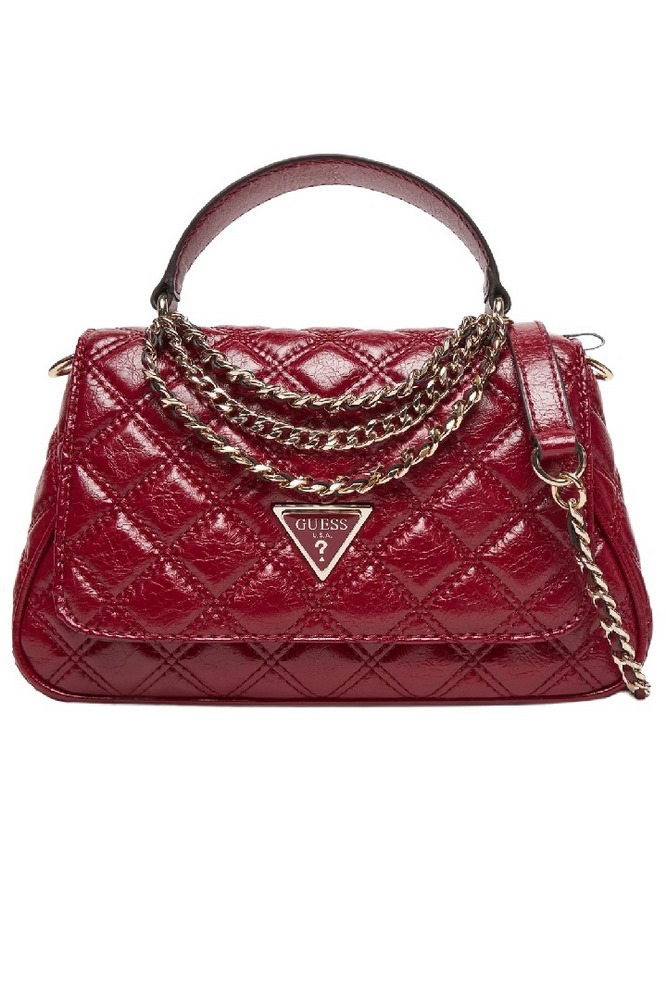 GUESS GIULLY II TOP HANDLE FLAP ΤΣΑΝΤΑ ΓΥΝΑΙΚΕΙΑ RED