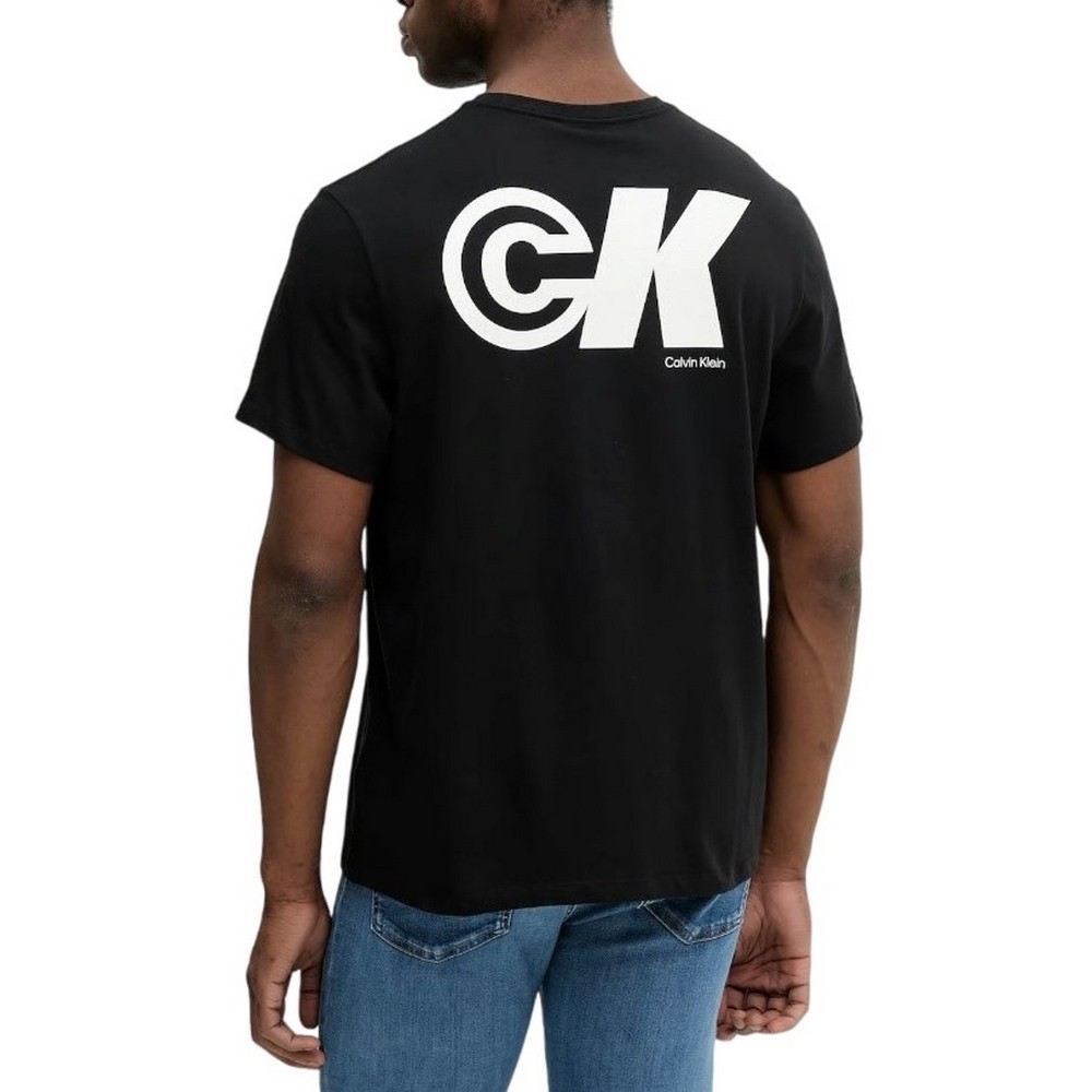 CALVIN KLEIN JEANS 20S CK SPORT LOGO GRAPHIC T T-SHIRT ΜΠΛΟΥΖΑ ΑΝΔΡΙΚΗ BLACK