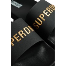 SUPERDRY D2 SDCD CODE LOGO POOL SLIDE ΠΑΝΤΟΦΛΑ ΑΝΔΡΙΚΟ BLACK