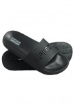 SUPERDRY D2 SDCD CODE LOGO POOL SLIDE ΠΑΝΤΟΦΛΑ ΑΝΔΡΙΚΟ BLACK/BLACK