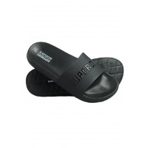 SUPERDRY D2 SDCD CODE LOGO POOL SLIDE ΠΑΝΤΟΦΛΑ ΑΝΔΡΙΚΟ BLACK/BLACK