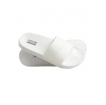 SUPERDRY D2 SDCD CODE LOGO POOL SLIDE ΠΑΝΤΟΦΛΑ ΑΝΔΡΙΚΟ WHITE