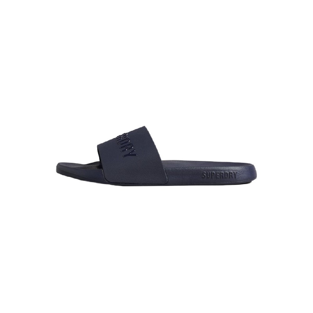 SUPERDRY D2 SDCD CODE LOGO POOL SLIDE ΠΑΝΤΟΦΛΑ ΑΝΔΡΙΚΟ DEEP NAVY