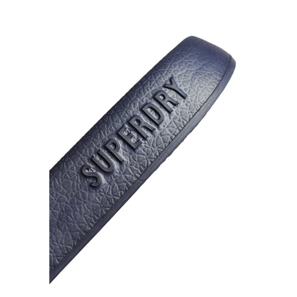 SUPERDRY D2 SDCD CODE LOGO POOL SLIDE ΠΑΝΤΟΦΛΑ ΑΝΔΡΙΚΟ DEEP NAVY