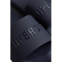 SUPERDRY D2 SDCD CODE LOGO POOL SLIDE ΠΑΝΤΟΦΛΑ ΑΝΔΡΙΚΟ DEEP NAVY