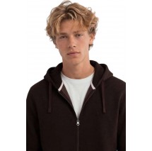 SUPERDRY OVIN ESSENTIAL SDCO LOGO ZIPHOOD ΖΑΚΕΤΑ ΦΟΥΤΕΡ ΑΝΔΡΙΚΗ BORDEAUX