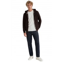 SUPERDRY OVIN ESSENTIAL SDCO LOGO ZIPHOOD ΖΑΚΕΤΑ ΦΟΥΤΕΡ ΑΝΔΡΙΚΗ BORDEAUX