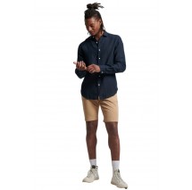 SUPERDRY STUDIOS CASUAL LINEN L/S SHIRT ΠΟΥΚΑΜΙΣΟ ΑΝΔΡΙΚΟ NAVY