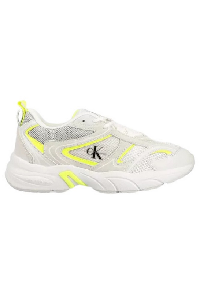CALVIN KLEIN JEANS RETRO TENNIS SU-MESH W ΠΑΠΟΥΤΣΙ ΓΥΝΑΙΚΕΙΟ WHITE