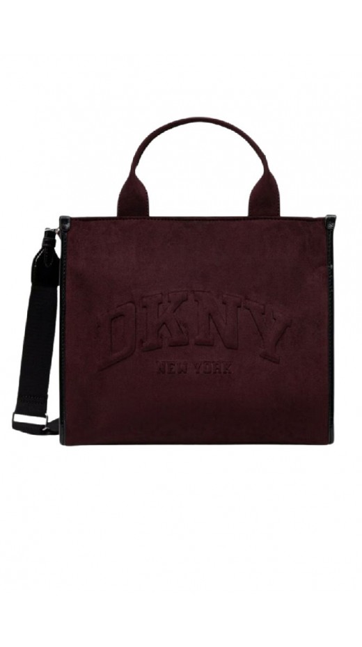 DKNY HADLEE SM TOTE HANDBAG ΤΣΑΝΤΑ ΓΥΝΑΙΚΕΙΑ BORDEAUX