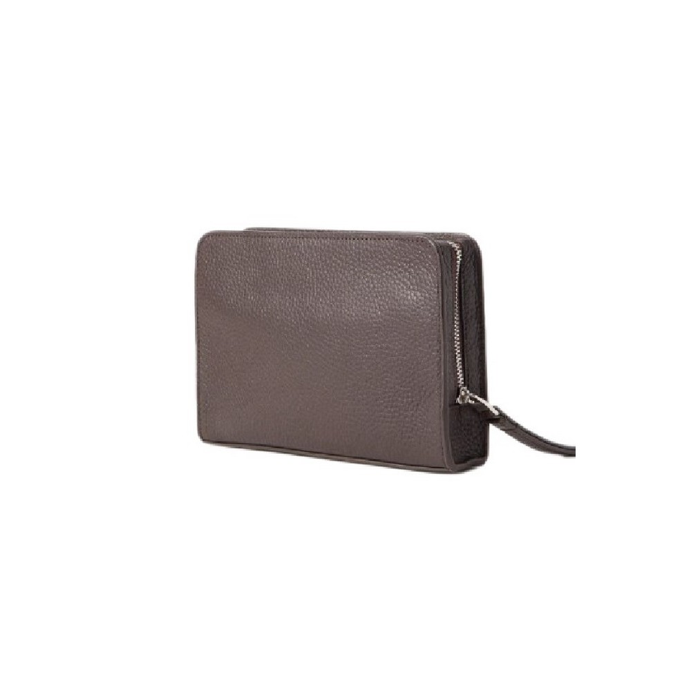 CALVIN KLEIN FOIL EMBOSS SMALL WASHBAG ΤΣΑΝΤΑ ΑΝΔΡΙΚΗ DARK BROWN