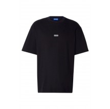 HUGO BOSS JERSEY NALONO T-SHIRT ΜΠΛΟΥΖΑ ΑΝΔΡΙΚΗ BLACK