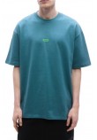 HUGO BOSS JERSEY NALONO T-SHIRT ΜΠΛΟΥΖΑ ΑΝΔΡΙΚΗ AQUA
