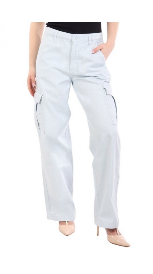 GUESS JEANS CARGO CHINO ΠΑΝΤΕΛΟΝΙ ΓΥΝΑΙΚΕΙΟ CIEL