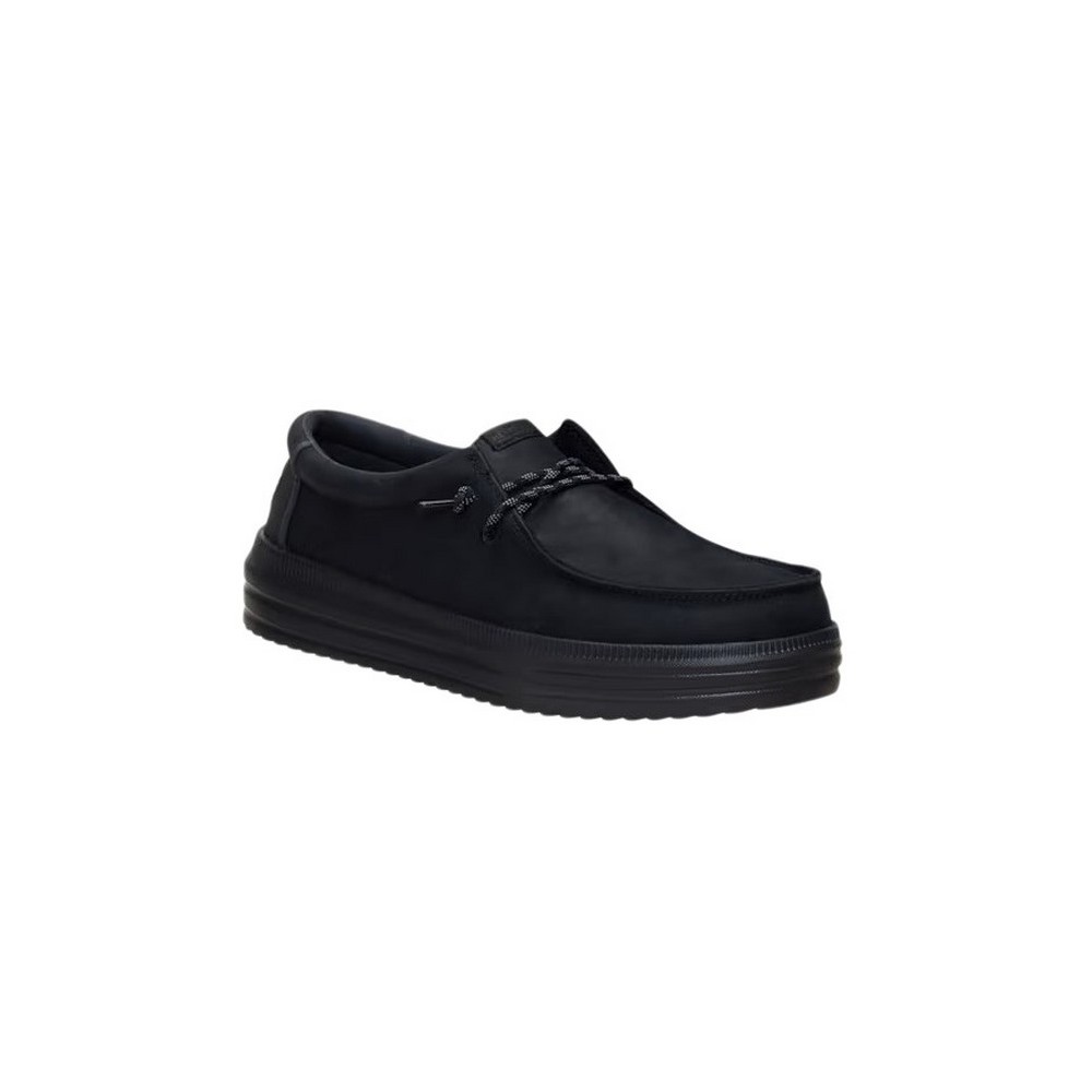 HEY DUDE REV TUMBLED LEATHER ΠΑΠΟΥΤΣΙ ΑΝΔΡΙΚΟ BLACK
