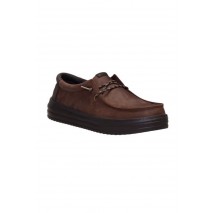 HEY DUDE REV TUMBLED LEATHER ΠΑΠΟΥΤΣΙ ΑΝΔΡΙΚΟ CHOCOLATE