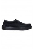 HEY DUDE REV TUMBLED LEATHER ΠΑΠΟΥΤΣΙ ΑΝΔΡΙΚΟ BLACK