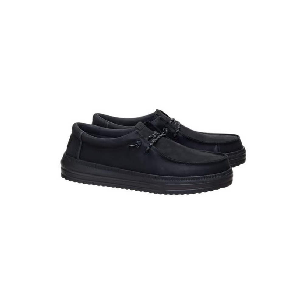HEY DUDE REV TUMBLED LEATHER ΠΑΠΟΥΤΣΙ ΑΝΔΡΙΚΟ BLACK