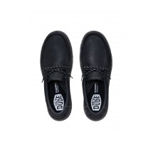 HEY DUDE REV TUMBLED LEATHER ΠΑΠΟΥΤΣΙ ΑΝΔΡΙΚΟ BLACK