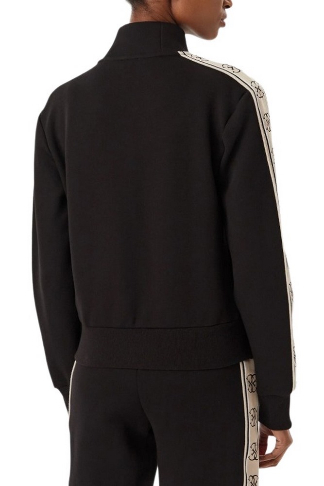 GUESS BRITNEY FULL ZIP SWEATSHIRT ΖΑΚΕΤΑ ΦΟΥΤΕΡ ΓΥΝΑΙΚΕΙΑ BLACK