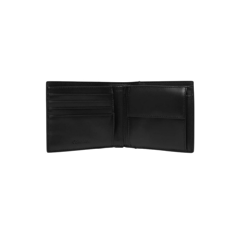 CALVIN KLEIN RAISED BILLFOLD WALLET COIN & KEY FOB SET ΠΟΡΤΟΦΟΛΙ ΑΝΔΡΙΚΟ BLACK