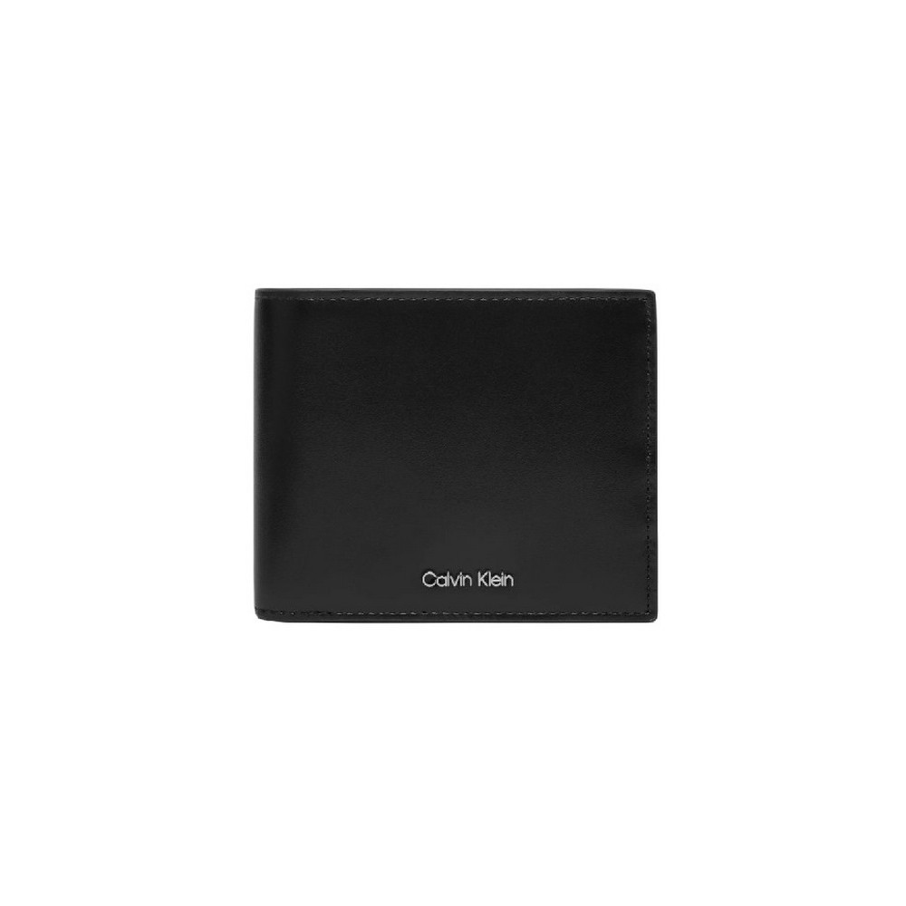 CALVIN KLEIN RAISED BILLFOLD WALLET COIN & KEY FOB SET ΠΟΡΤΟΦΟΛΙ ΑΝΔΡΙΚΟ BLACK