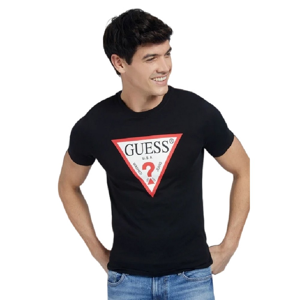 T-SHIRT  ΑΝΔΡΙΚΟ GUESS BLACK