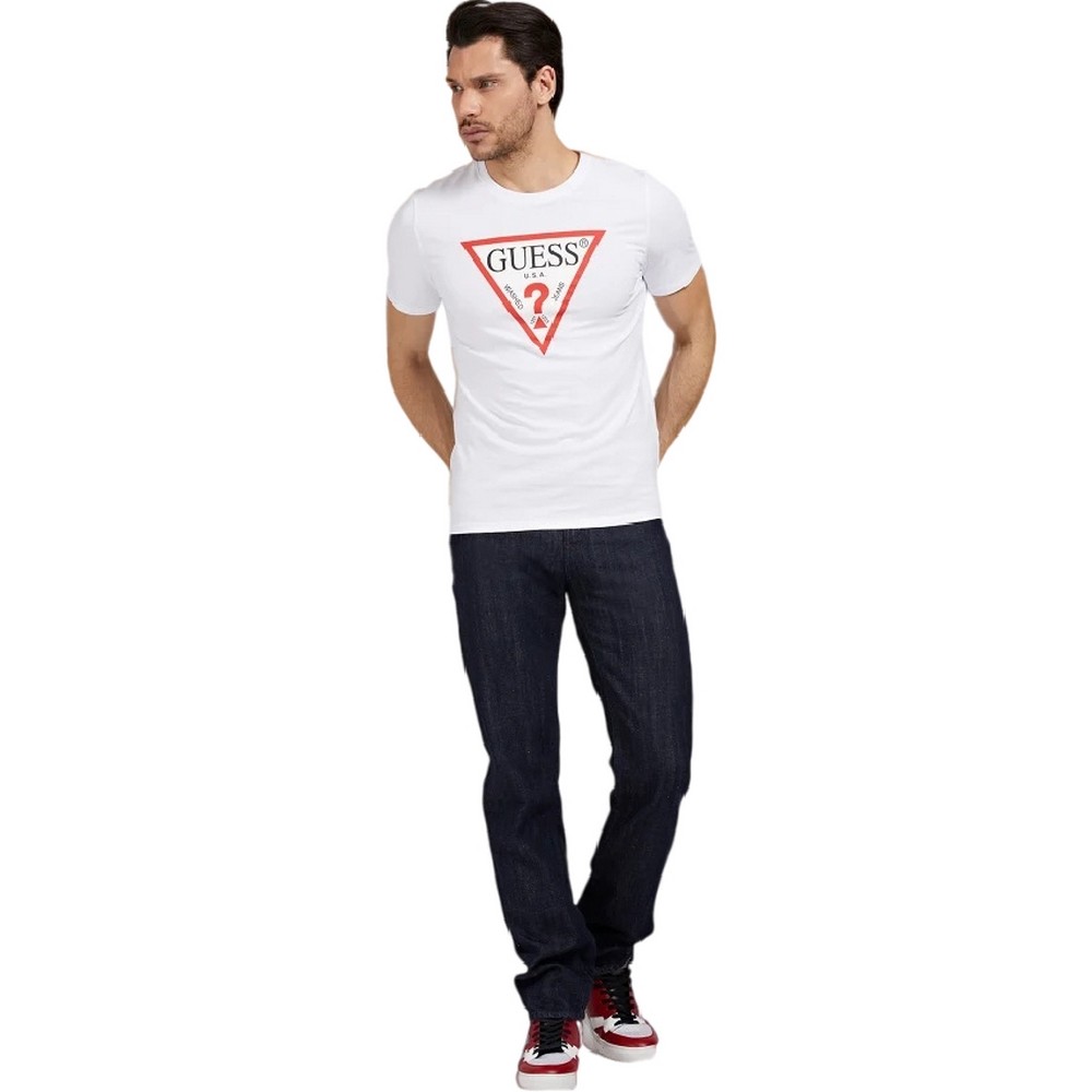 T-SHIRT  ΑΝΔΡΙΚΟ GUESS WHITE