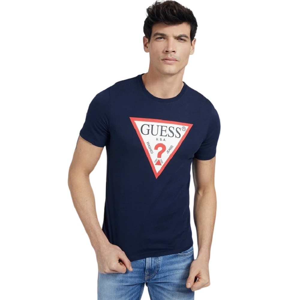 T-SHIRT  ΑΝΔΡΙΚΟ GUESS NAVY