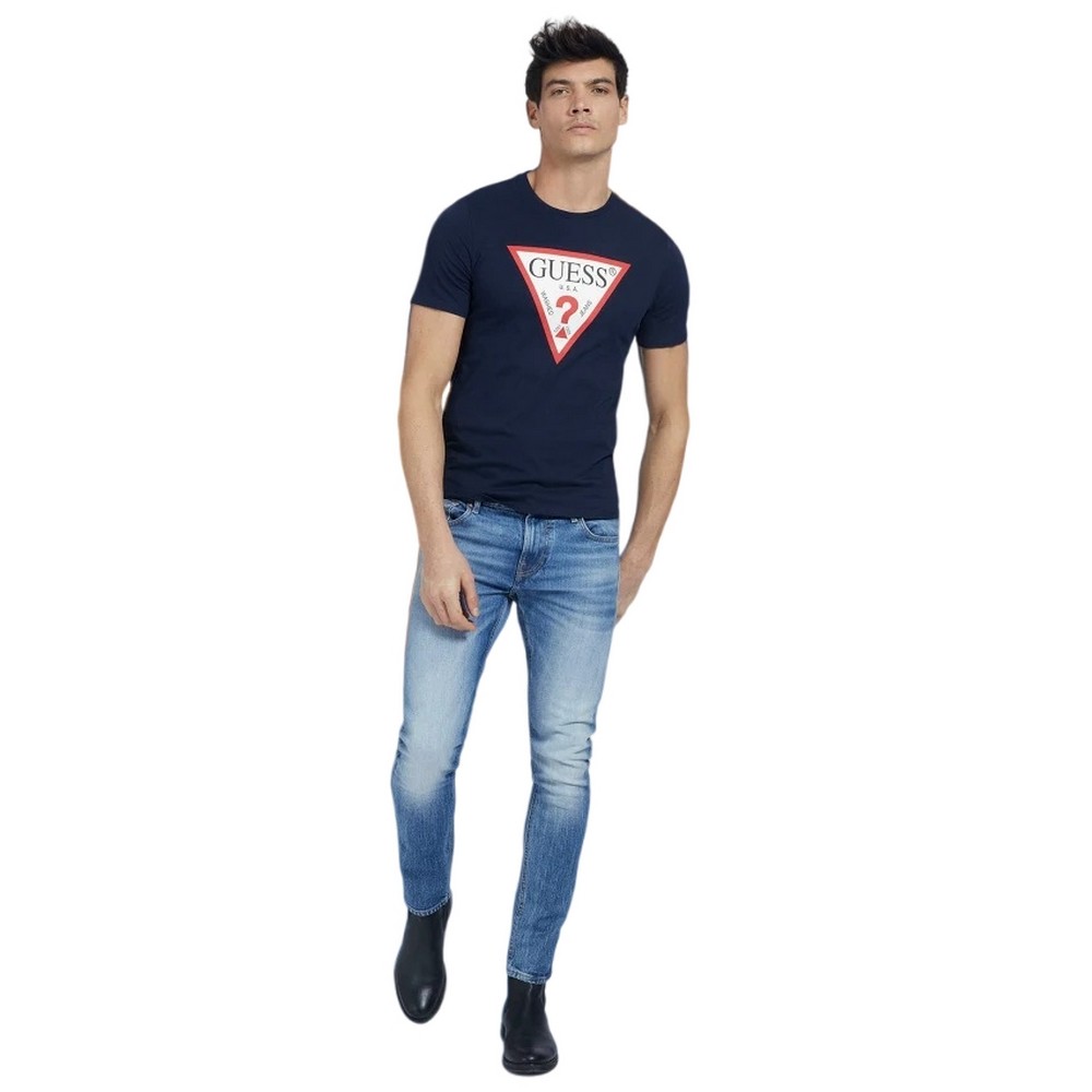 T-SHIRT  ΑΝΔΡΙΚΟ GUESS NAVY