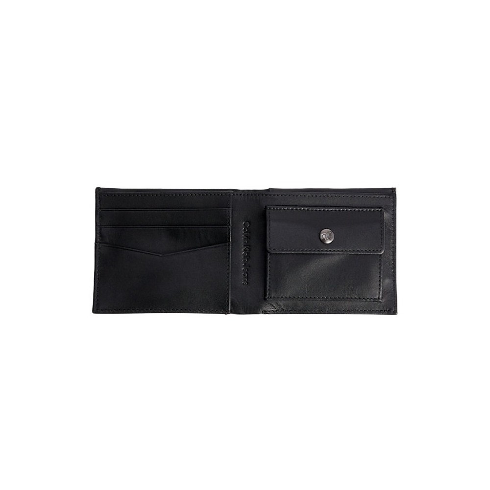 CALVIN KLEIN JEANS MONO HRDW BIFOLD/WCOIN ΑΞΕΣΟΥΑΡ ΠΟΡΤΟΦΟΛΙ ΑΝΔΡΙΚΟ BLACK
