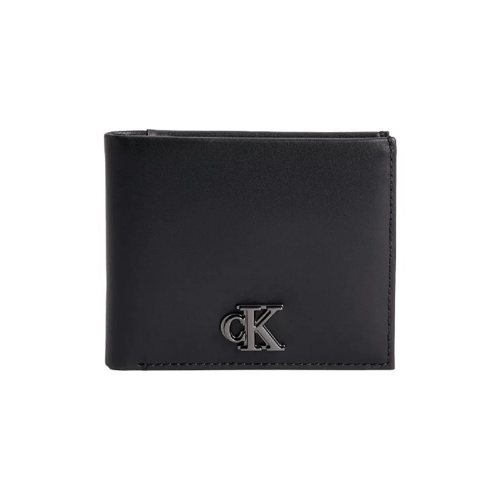 CALVIN KLEIN JEANS MONO HRDW BIFOLD/WCOIN ΑΞΕΣΟΥΑΡ ΠΟΡΤΟΦΟΛΙ ΑΝΔΡΙΚΟ BLACK