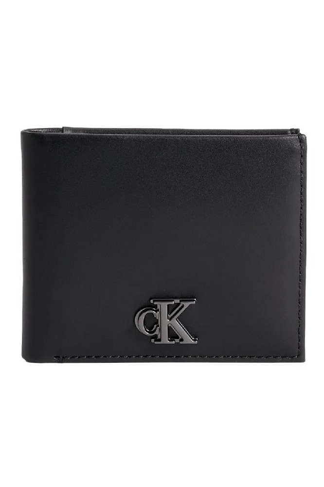 CALVIN KLEIN JEANS MONO HRDW BIFOLD/WCOIN ΑΞΕΣΟΥΑΡ ΠΟΡΤΟΦΟΛΙ ΑΝΔΡΙΚΟ BLACK