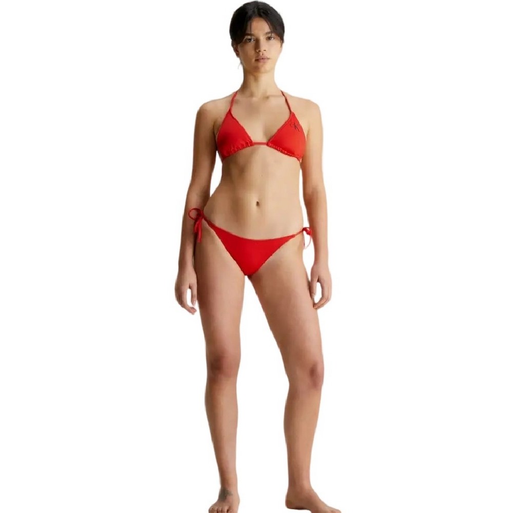 CALVIN KLEIN JEANS TRANGLE-RP ΜΑΓΙΟ ΓΥΝΑΙΚΕΙΟ RED