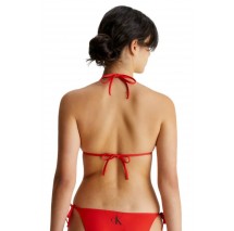 CALVIN KLEIN JEANS TRANGLE-RP ΜΑΓΙΟ ΓΥΝΑΙΚΕΙΟ RED