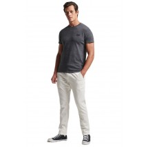 SUPERDRY OFFICERS SLIM CHINO TROUSERS ΠΑΝΤΕΛΟΝΙ ΑΝΔΡΙΚΟ ECRU