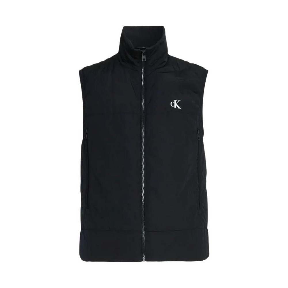 CALVIN KLEIN JEANS CRINKLE NYLON VEST ΜΠΟΥΦΑΝ-ΓΙΛΕΚΟ ΑΝΔΡΙΚΟ BLACK