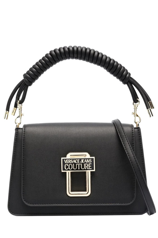 VERSACE JEANS COUTURE RANGE R - LOGO TWIST, SKETCH ΤΣΑΝΤΑ ΓΥΝΑΙΚΕΙΑ BLACK