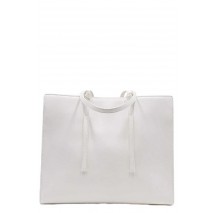 VERSACE JEANS COUTURE RANGE V - V EMBLEM, SKETCH ΤΣΑΝΤΑ  ΓΥΝΑΙΚΕΙΑ WHITE
