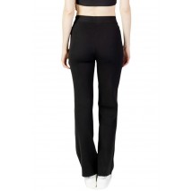 CALVIN KLEIN JEANS BADGE STRAIGHT KNITTED PANTS ΠΑΝΤΕΛΟΝΙ ΓΥΝΑΚΕΙΟ BLACK