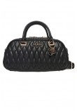 GUESS VALLA SMALL SATCHEL ΤΣΑΝΤΑ ΓΥΝΑΙΚΕΙΑ BLACK