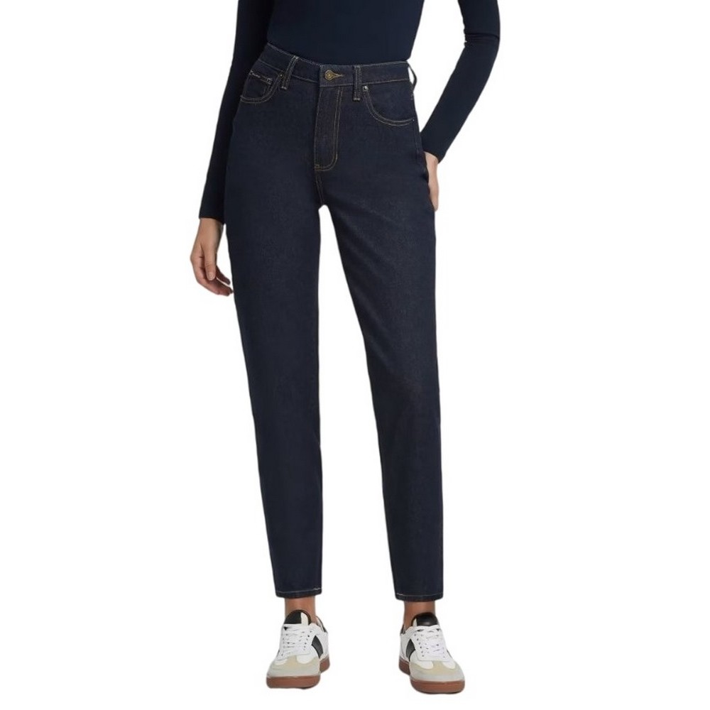 GUESS JEANS G06 MOM  RIVERSIDE STR ΠΑΝΤΕΛΟΝΙ ΓΥΝΑΙΚΕΙΟ DARK BLUE