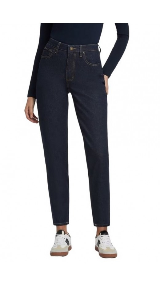GUESS JEANS G06 MOM  RIVERSIDE STR ΠΑΝΤΕΛΟΝΙ ΓΥΝΑΙΚΕΙΟ DARK BLUE