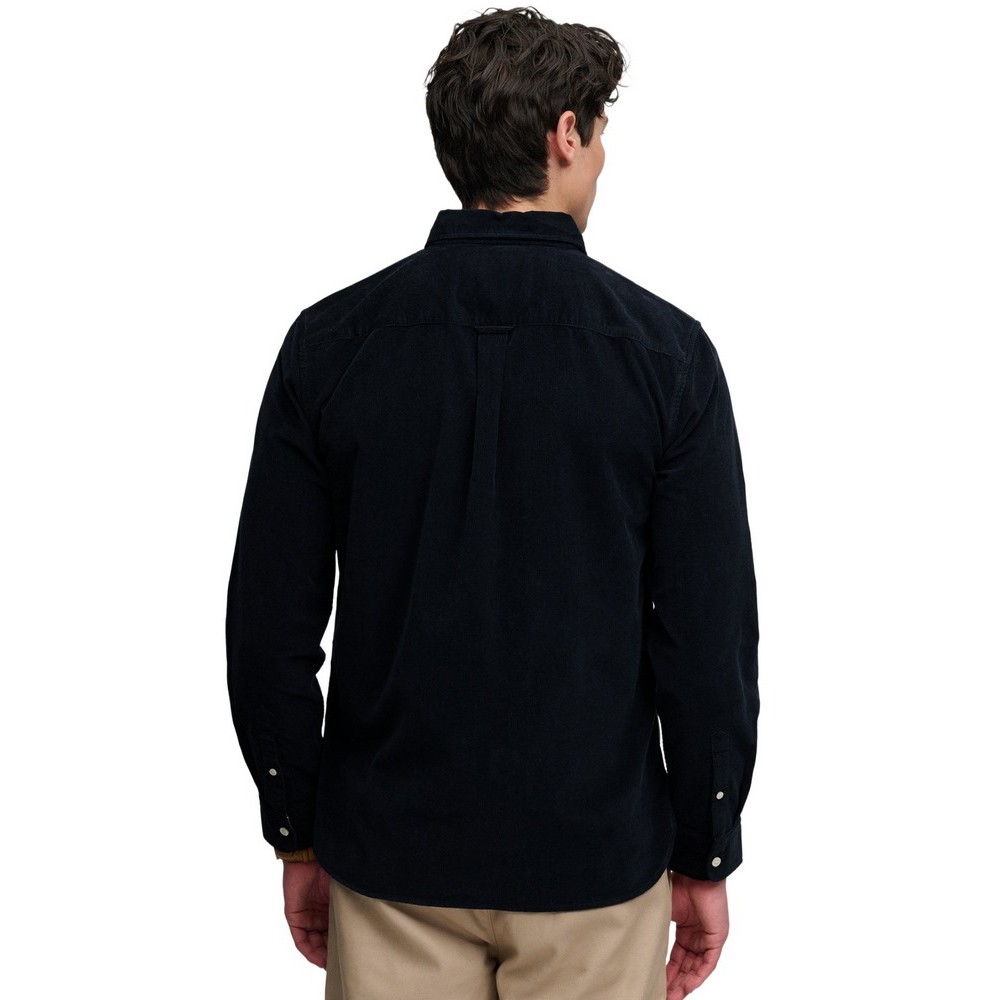 SUPERDRY CLASSIC NEEDLE CORD SHIRT ΠΟΥΚΑΜΙΣΟ ΑΝΔΡΙΚΟ NAVY