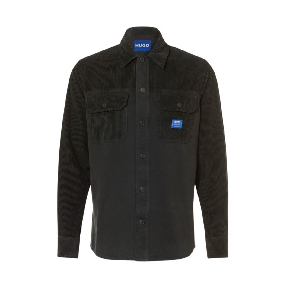 HUGO BOSS EBRIN CASUAL SHIRT ΠΟΥΚΑΜΙΣΟ ΑΝΔΡΙΚΟ BLACK